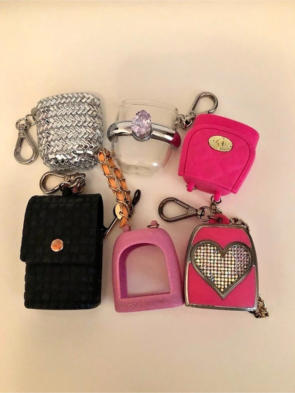 Bath & Body Works - PockerBac Hand Sanitizer Holder Keychain Bundle